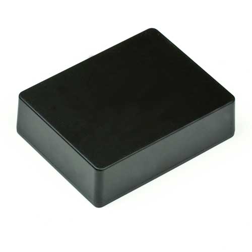 1590BB Aluminum Die-Cast Enclosure, Black Powder Coated