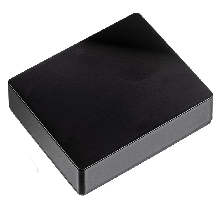 1590XX Aluminum Die-Cast Enclosure, Black