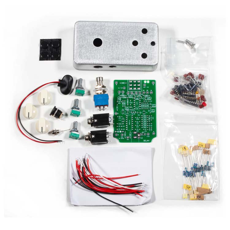 delay pedal kit Delay Guitar Pedal DIY Complete Kit
