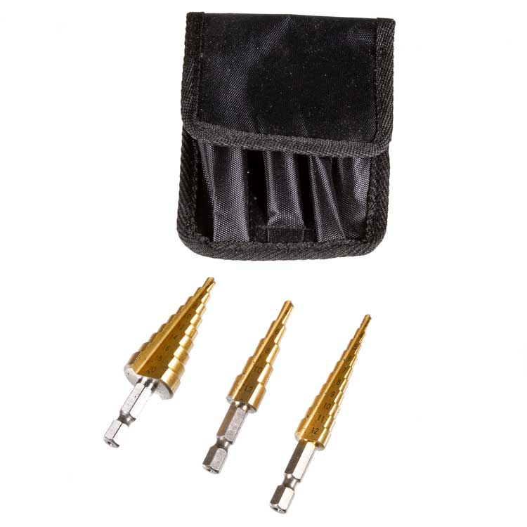 Metric Step Drill Bit Set