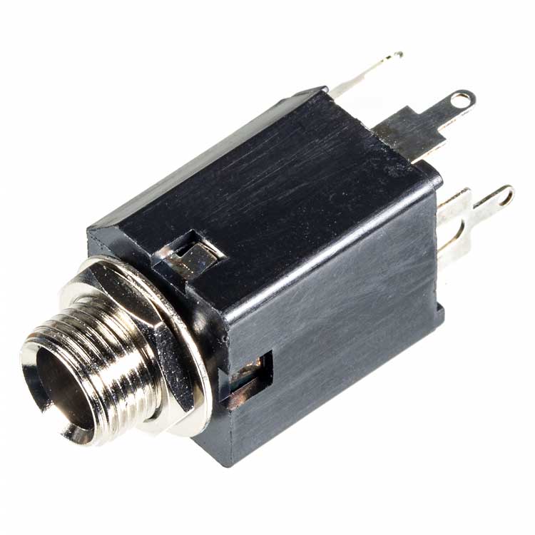 pedal jack 1/4" Enclosed Mono Jack, Lugs