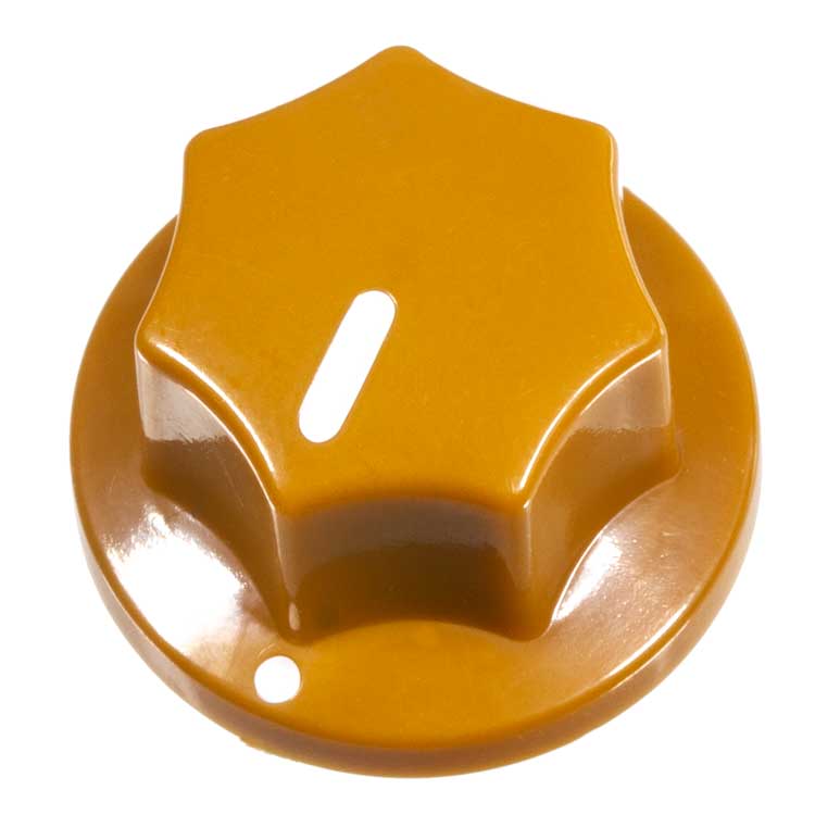 Fluted Knob, Mustard