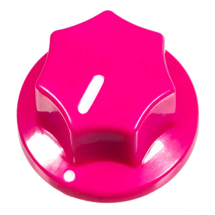 Fluted Knob, Pink