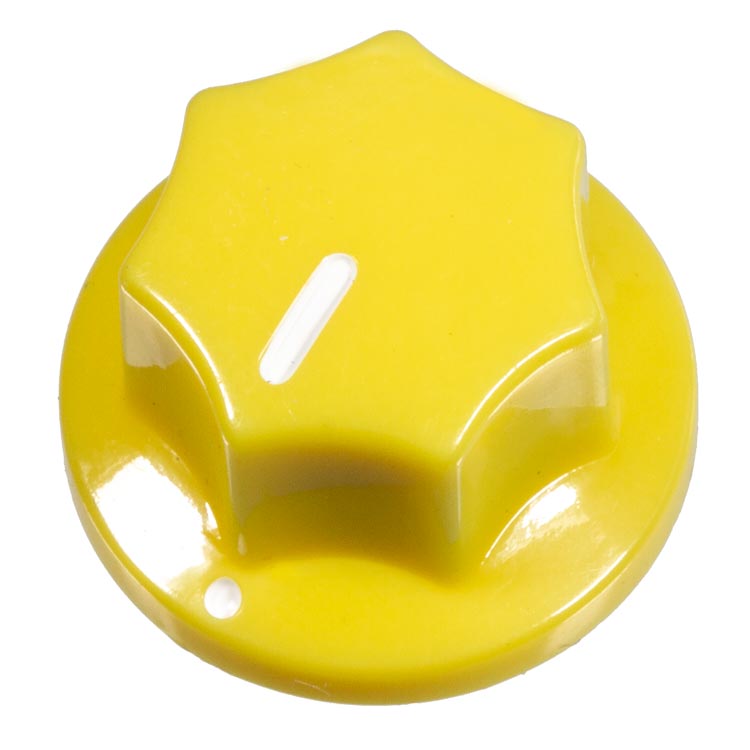 Fluted Knob, Yellow