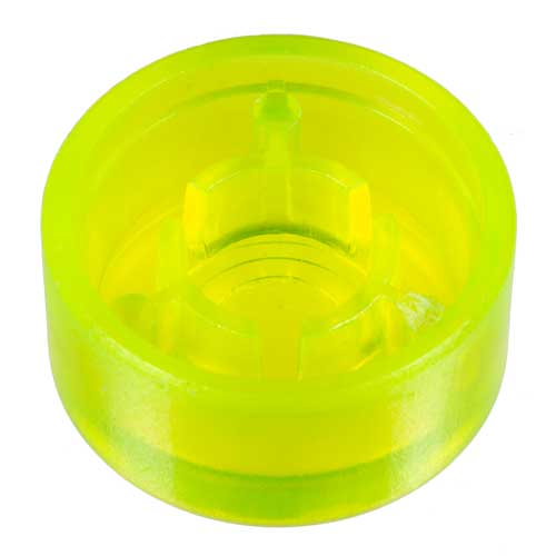 Foot Switch Cap, Transparent Neon Yellow