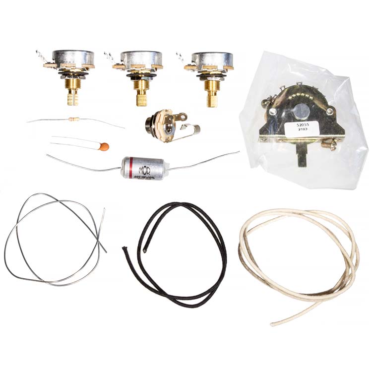 5 Position Stratocaster Guitar Wiring Upgrade Kit