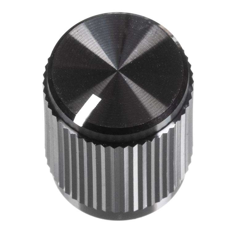 Magpie Aluminum Knob, Black