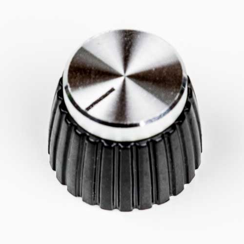 British Style Knob, Silver