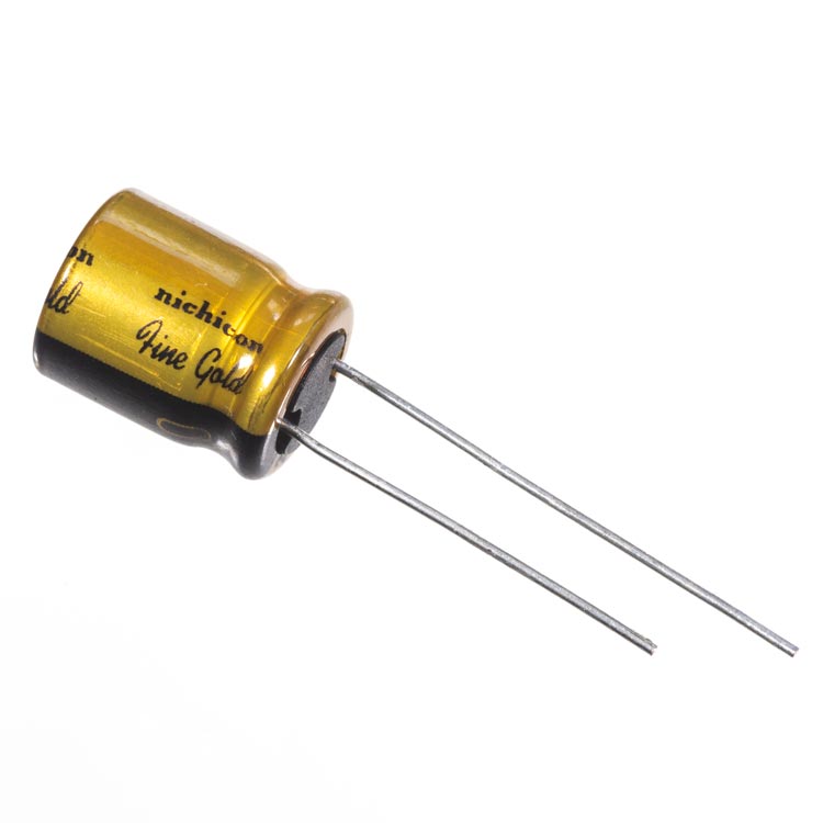 220uF 16V Nichicon Audio Grade Fine Gold Capacitor