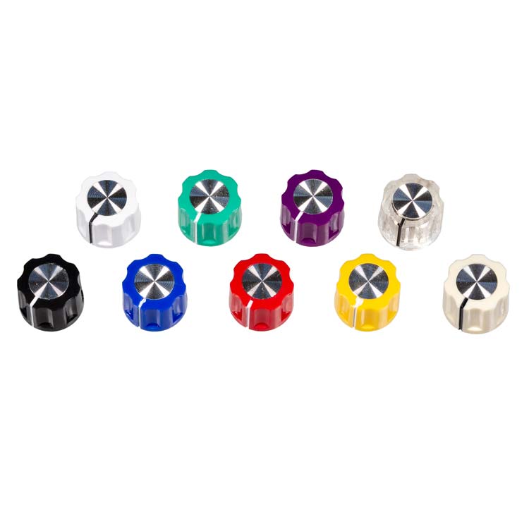 Small Mirror Knob, Purple