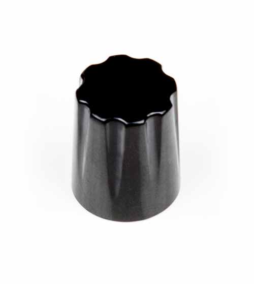 Small Pointer Knob, Black, No Indicator