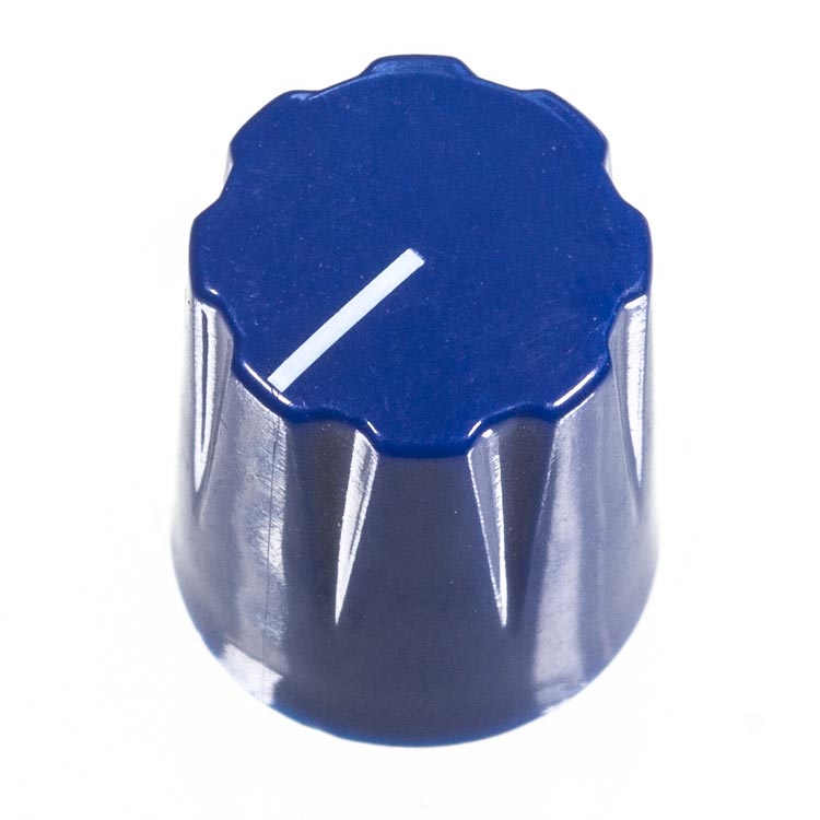 Small Pointer Knob, Dark Blue