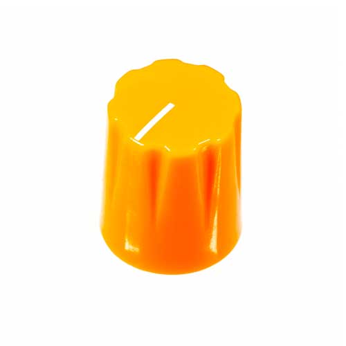 Small Pointer Knob, Orange