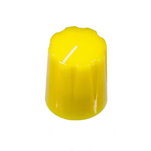 Small Pointer Knob, Yellow