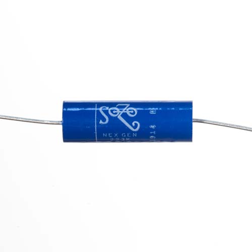 .022uF SoZo 500V NexGen Blue Molded Vintage Capacitor