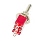 SPDT ON-OFF-ON Toggle Switch, Solder Lugs