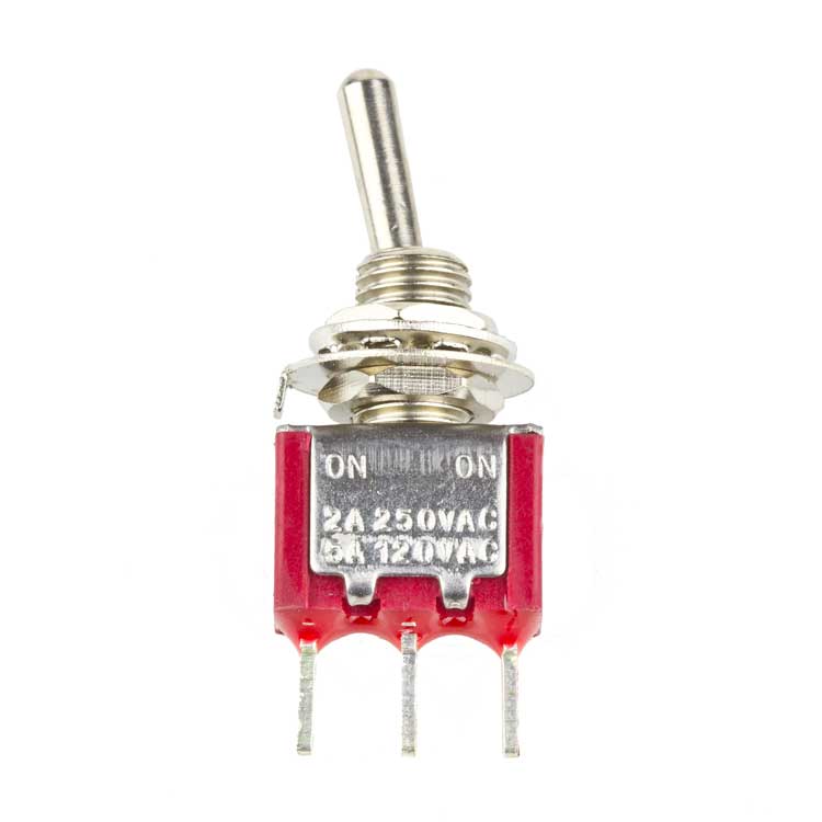 SPDT ON-ON Toggle Switch, PCB Pins