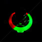 3PDT Foot Switch with LED Ring, Red/Green