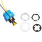 3PDT Foot Switch with LED Ring, Wired, Yellow