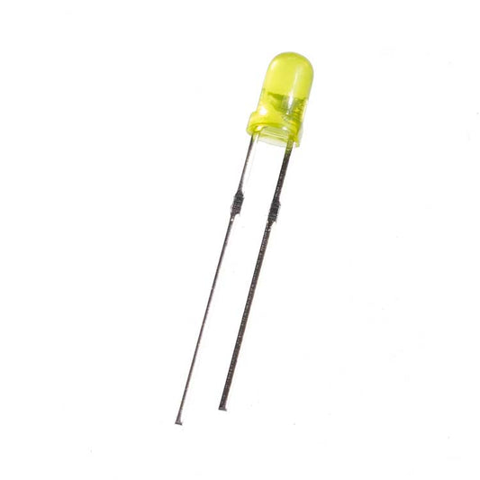 3mm LED, Diffused, Yellow