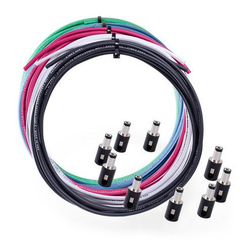 Lava Cable TightRope DC Plug Solderless Cable Kit Black