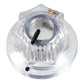 Fluted Knob, Clear