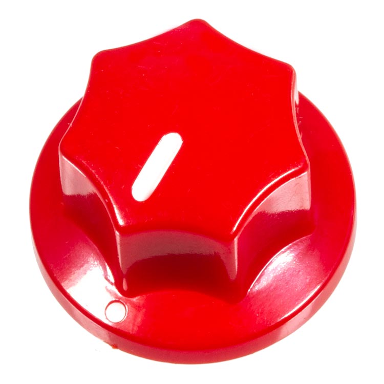 Fluted Knob, Red