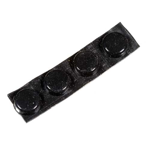 Round Rubber Feet, 4-Pack