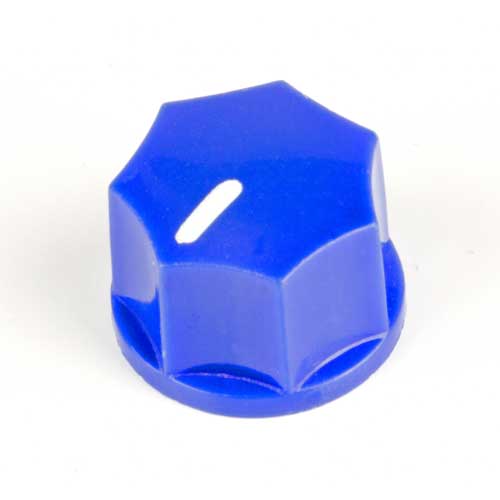 Small Fluted Knob, Blue