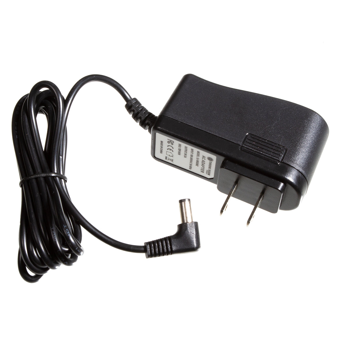 2000mA 9V DC Center Negative Right Angle Power Adapter