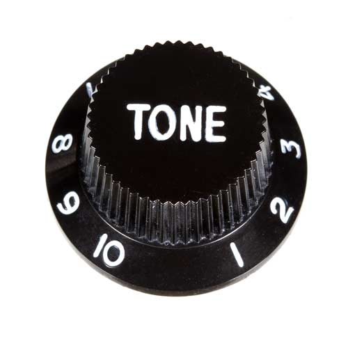 Guitar Tone Knob, Black