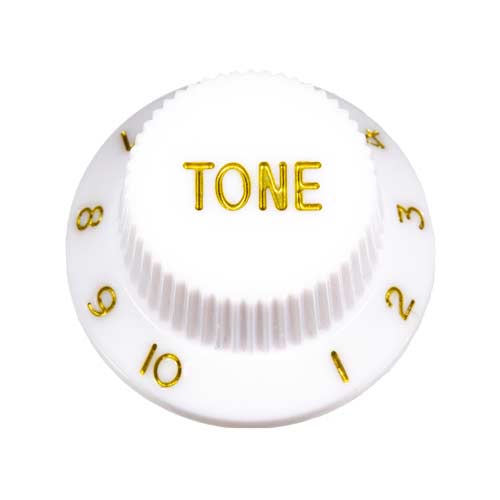 Guitar Tone Knob, White