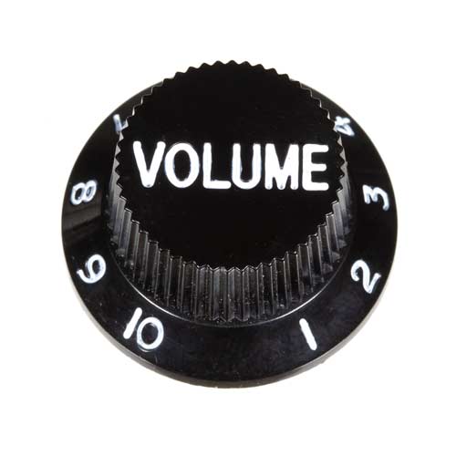 Guitar Volume Knob, Black